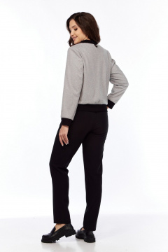 Демисезонный костюм из трикотажа: бомбер и юбка БагираАнТа 996 - фото 5