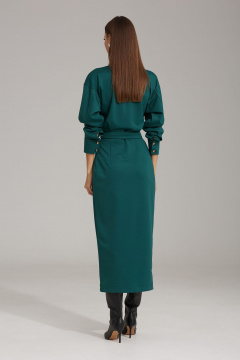 Платье с вытачками, расклешенное, из трикотажа N.O.W. 1480 - фото 5