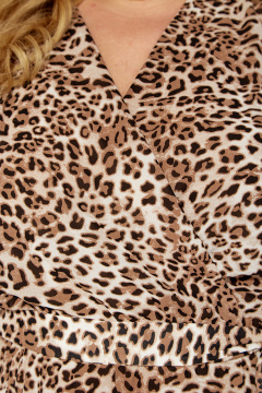 Платье на запах из шифона с юбкой-клёш Новелла Шарм А4032-1 - фото 5