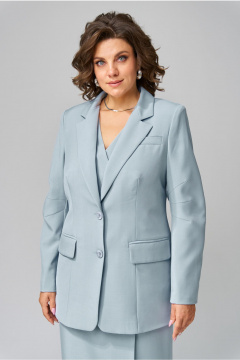 Комплект из жакета и платья из костюмной ткани Орхидея 1467 - фото 4