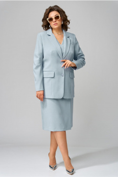 Комплект из жакета и платья из костюмной ткани Орхидея 1467 - фото 1