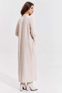 Платье длинное до щиколотки с карманами и швом RINKA 1363/1 - фото 5