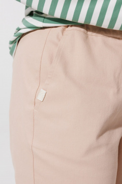 Брюки в стиле спорт-шик из хлопковой ткани BRELA 2401 бежевый - фото 5