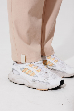 Брюки в стиле спорт-шик из хлопковой ткани BRELA 2401 бежевый - фото 4