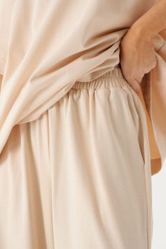 Брюки свободные из трикотажа с карманами ANNETE A1417/1 - фото 3