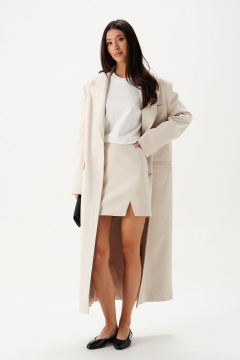 Юбка из искусственной замши с разрезом ANNETE A1419 - фото 2