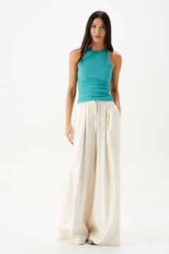 Полуприлегающий трикотажный топ из фактурного полотна ANNETE A723/1 - фото 2