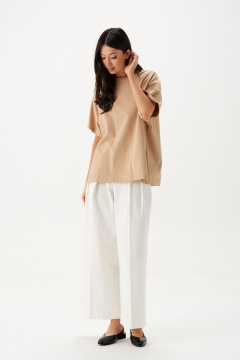 Футболка с объемной печатью из хлопка для повседневной носки ANNETE A2083 - фото 5