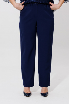 Блузка и брюки костюм прямого силуэта из текстиля BRELA 2394 синий - фото 5