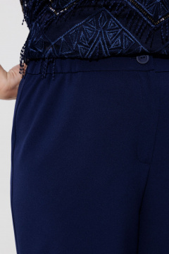 Синие классические брюки на резинке для торжественных и повседневных случаев BRELA 2365.1 синий - фото 3