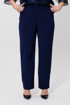 Синие классические брюки на резинке для торжественных и повседневных случаев BRELA 2365.1 синий - фото 1
