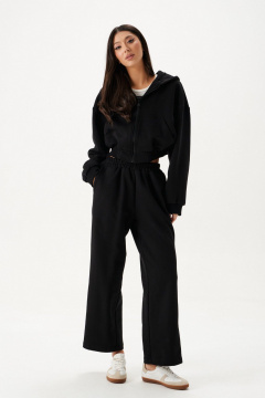 Брюки свободного кроя из трикотажа с лампасами для спорта ANNETE A1447 - фото 4