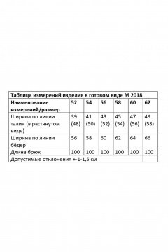 Джинсовые брюки с боковыми карманами и подрезами Andina city 2018-25 синий - фото 4