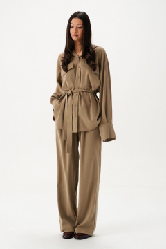 Рубашка с двойным капюшоном из текстильного полотна ANNETE A2119 - фото 2