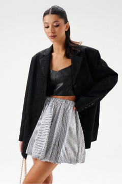 Жакет из искусственной замши с кокетками и воротником ANNETE A5380 - фото 4