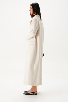 Жакет из искусственной замши свободный с разрезом ANNETE A5430/1 - фото 2