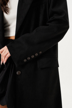 Жакет из искусственной замши свободный с карманами ANNETE A5430/3 - фото 2