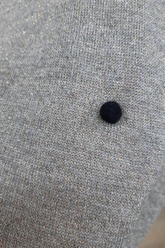 Демисезонный серый джемпер из вискозы длиной 60 см BURVIN 7227-78 1 - фото 3