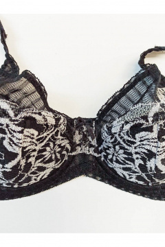 Кружевной бюстгальтер большого размера с поддержкой Frank&Co 13224 черный - фото 5