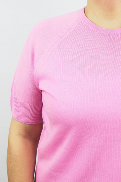 Джемпер реглан короткий рукав вязаный для демисезона Полесье С1370-22 2С5162-Д43 170,176 миндаль - фото 3