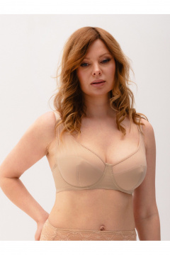 Классический сетчатый бюстгальтер с поролоновой чашкой Frank&Co 13340 амаретто - фото 1