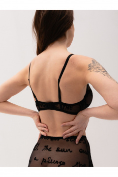 Кружевной трансформер с перестёгивающимися бретелями Frank&Co 13245 черный - фото 5