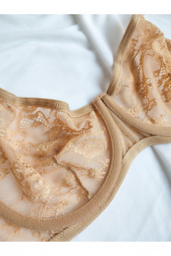 Кружевной трансформер с перестёгивающимися бретелями Frank&Co 13745 амаретто - фото 4