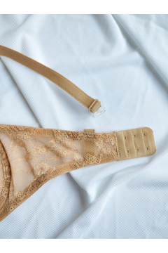 Кружевной трансформер с перестёгивающимися бретелями Frank&Co 13745 амаретто - фото 3