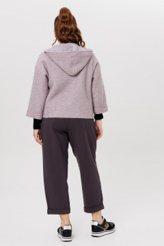 Демисезонный брючный костюм из текстиля и шерсти на каждый день Michel chic 1357/1 графит,серый_кварц - фото 5