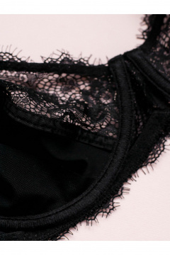 Модель из кружевной микрофибры без подкладки Frank&Co 13261 черный - фото 3