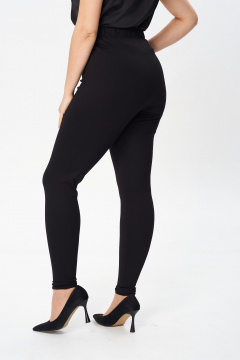 Платье с вытачками и отделочными клапанами в демисезон Avenue 0206 черный - фото 3