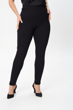 Платье с вытачками и отделочными клапанами в демисезон Avenue 0206 черный - фото 1