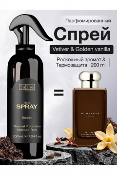 Насыщенный спрей для волос с экстрактами киви и алоэ вера TaShe Sandal Спрей-сияние для волос - фото 3