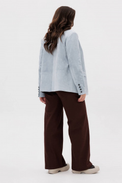 Демисезонные брюки wide leg с расклешением из хлопка Fantazia Mod 5033 - фото 4