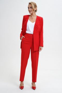 Деловой комплект из брюк, жакета и топа из текстиля Alani Collection 2289 - фото 5