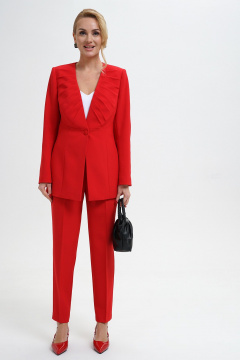 Деловой комплект из брюк, жакета и топа из текстиля Alani Collection 2289 - фото 1
