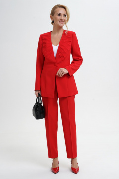 Деловой комплект из брюк, жакета и топа из текстиля Alani Collection 2289 - фото 2