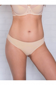 Стринги с низкой линией талии из хлопка Frank&Co 20326 бежевый - фото 2