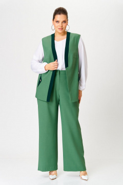 Костюм с жилетом и брючками из текстиля Надин-Н 2176 - фото 1