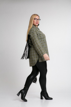 Рубашка свободного кроя из текстиля и шерсти, демисезон Avenue 0333 - фото 4