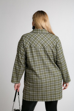 Рубашка свободного кроя из текстиля и шерсти, демисезон Avenue 0334 - фото 3