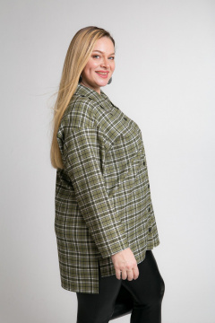 Рубашка свободного кроя из текстиля и шерсти, демисезон Avenue 0334 - фото 2