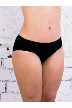 Трусы классические с низкой посадкой из хлопка Frank&Co 20230 черный - фото 1