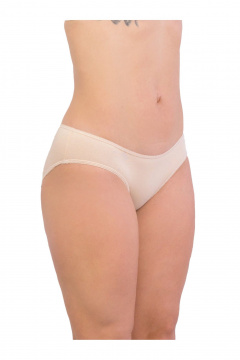 Классические трусы с низкой посадкой из хлопка Frank&Co 20330 бежевый - фото 1