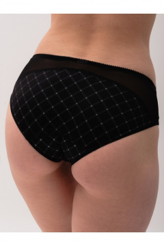 Трусы слипы из комбинированных полотен с сеткой Frank&Co 23231 черный - фото 5