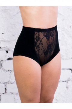 Трусы с высокой линией талии и утягивающим эффектом Frank&Co 20233 черный - фото 1