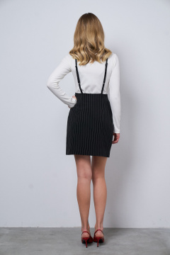 Жакет полуприлегающий классический из текстиля Панда 13530 черный - фото 4