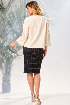 Жакет и юбка в деловом стиле из трикотажа Laikony L-822/25 - фото 4