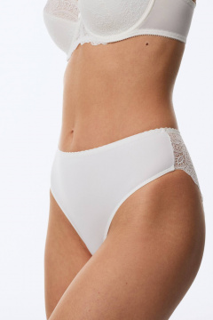 Трусы из трикотажа и кружева с высокой талией Леди Леда 335-341 - фото 2