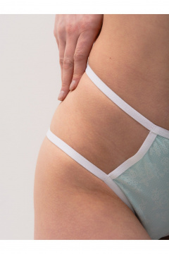 Трусы из микрофибры со средней завышенной линией Frank&Co 23752 бирюзовый - фото 3